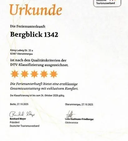 Bergblick 1342 In Casa de Férias Oberammergau